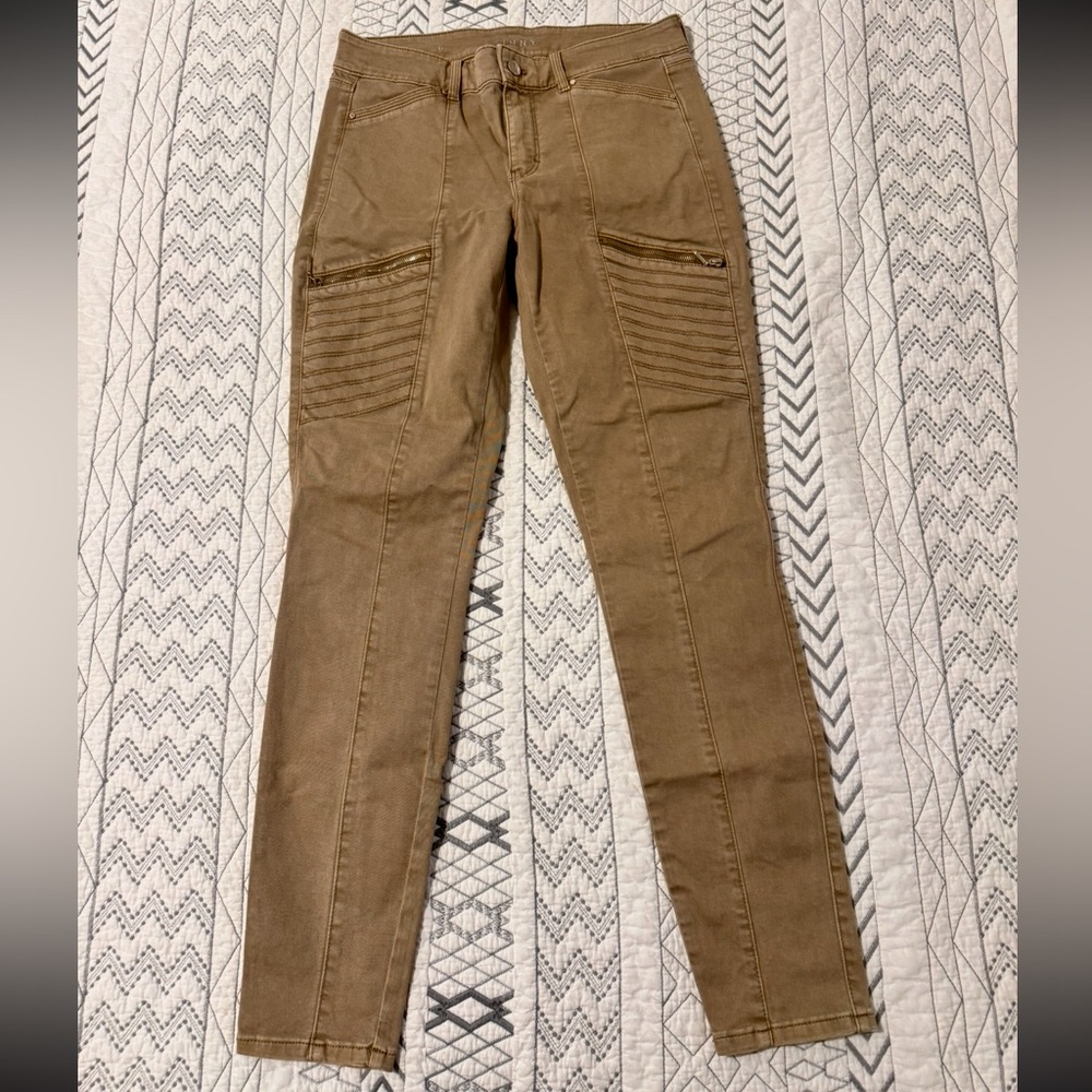 White House Black Market Tan Skinny Jeans